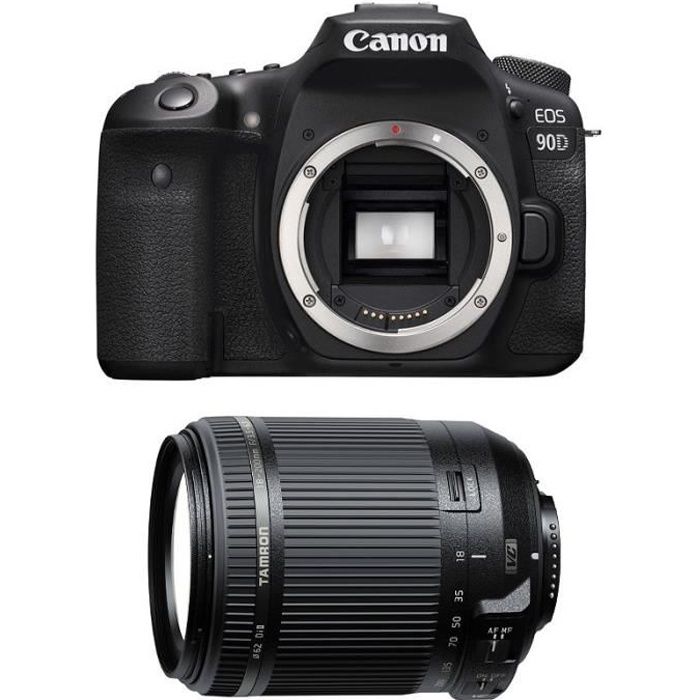 CANON EOS 90D + TAMRON 18-200mm VC Garanti 3 ans