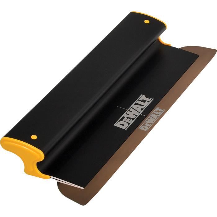 DEWALT Lames Spatule de surface Spatule professionnelle 16 -/ 406 mm avec manche en aluminium oxydé noir