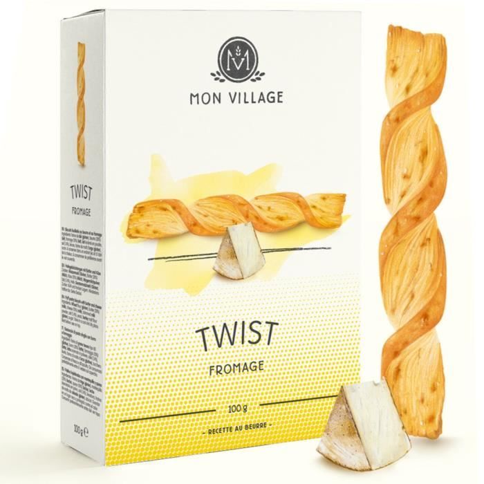 Twist Feuilletés au Fromage 100G MON VILLAGE