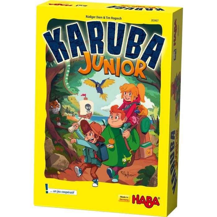 HABA- Karuba Junior - Jeu coopératif - 4 ans et plus, 03407