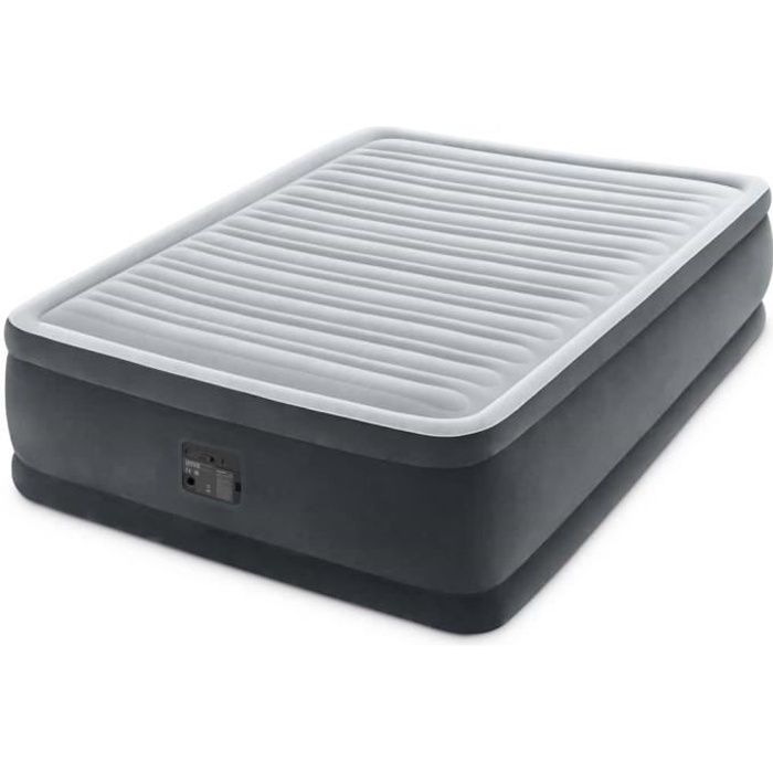 Intex Lit gonflable Dura-Beam Deluxe Comfort Plush Reine 152x203x46 cm