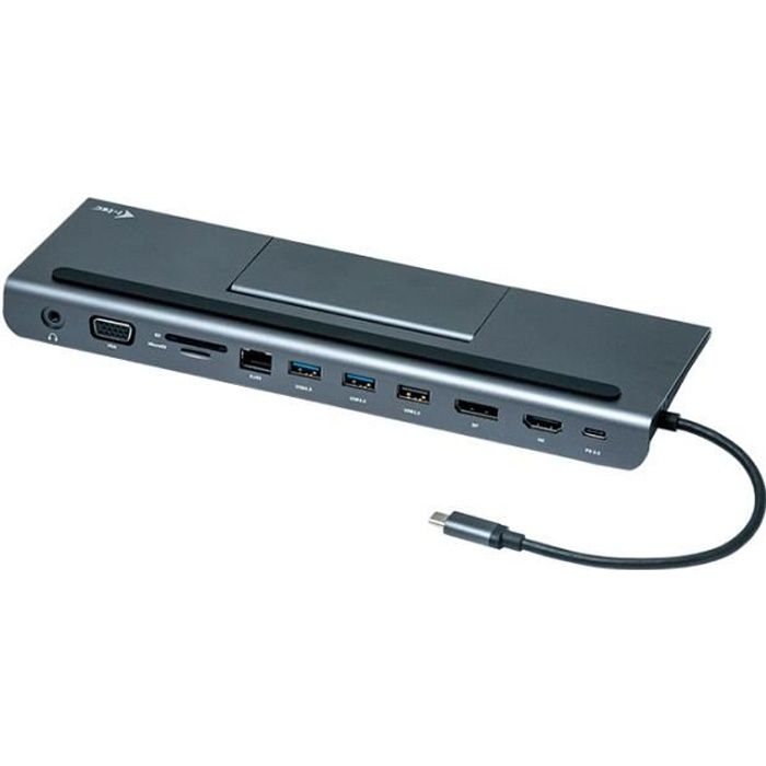 I-TEC Station d'accueil USB 3.1 Type C pour Notebook/Tablette PC - 85 W - 3 x Ports USB - 1 x USB 2.0 - 2 xUSB 3.0 - Réseau (RJ-45)