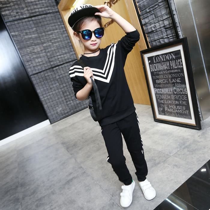 Ensemble de survêtement Fille Sportswear Jogging Fashion Enfants