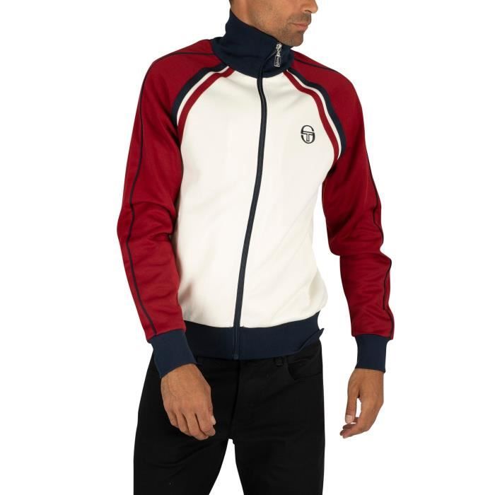 Sergio Tacchini Pour des hommes Veste de survêtement Ghibli, blanc