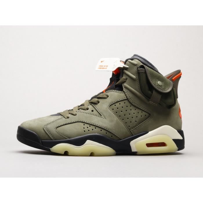 AIR Jordan 6 Retro Metallic Green Baskets AJ6 Homme Femme TV -3120-01