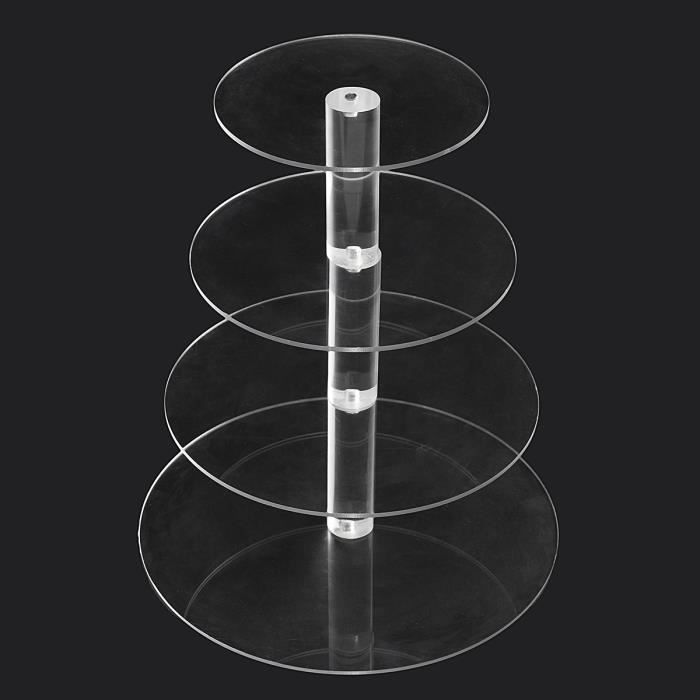 3/4/5/6/7 Etage Support de Gâteau Stand Présentoir Pâtisserie Fête Mariage 4