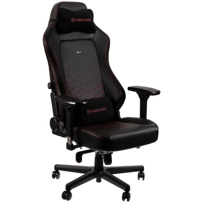 NOBLE CHAIRS Siège gamer Hero Series - Noir et rouge