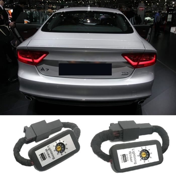 2 PièCes SéRies LumièRe de Voiture Indicateur de Clignotant Dynamique LED Feu ArrièRe Module CompléMentaire Pour-Audi A7 Sportback