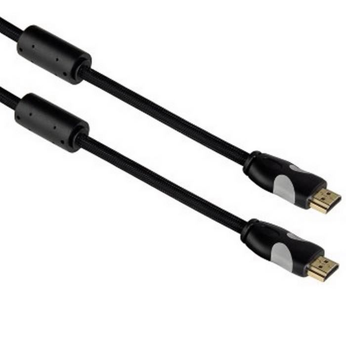 THOMSON-Câble HDMI(TM)haut débit, HDMI mâle - HDMI mâle, Plaqué or, Ethernet, 1,5 m