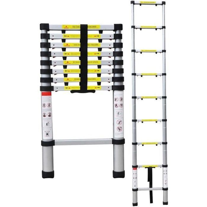 Echelle Telescopique, Échelle Pliable, 2,6 mètre(s), Charge maximale: 150 kg