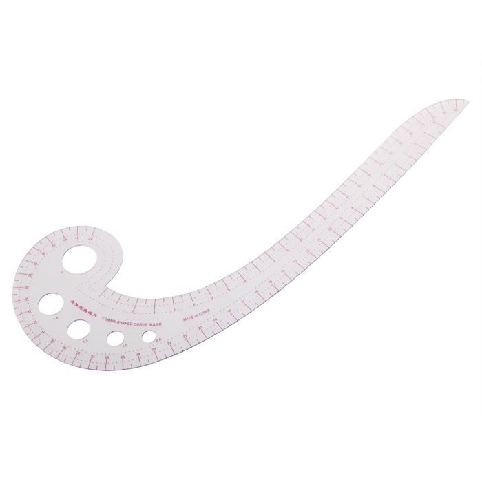TRIXES Clothing Art Designer Comma Curve Flexible Ruler