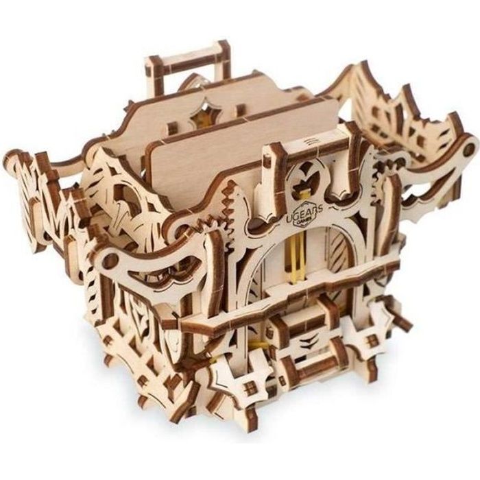 Gardien des Cartes - Puzzle 3D Mécanique en bois