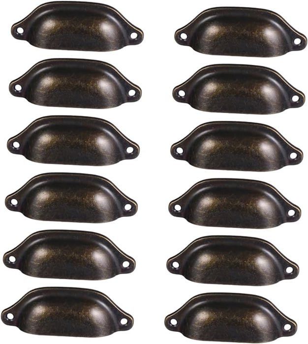 Poignée en fer 98mm bronze rouge 10 pièces FUIENKO