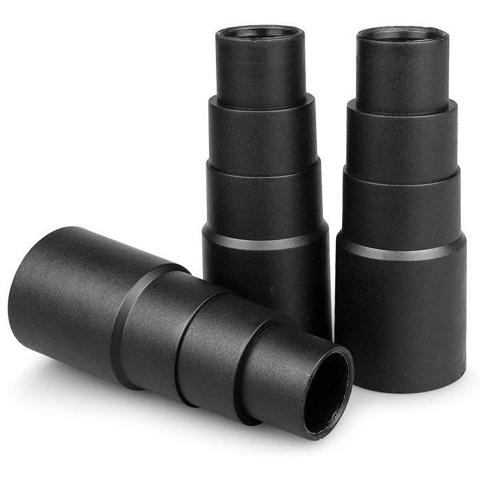Accessoire aspirateur - SODIAL - Adaptateur universel 3 têtes - Plastique flexible - 25/30/34/42 mm - Noir - Sodial