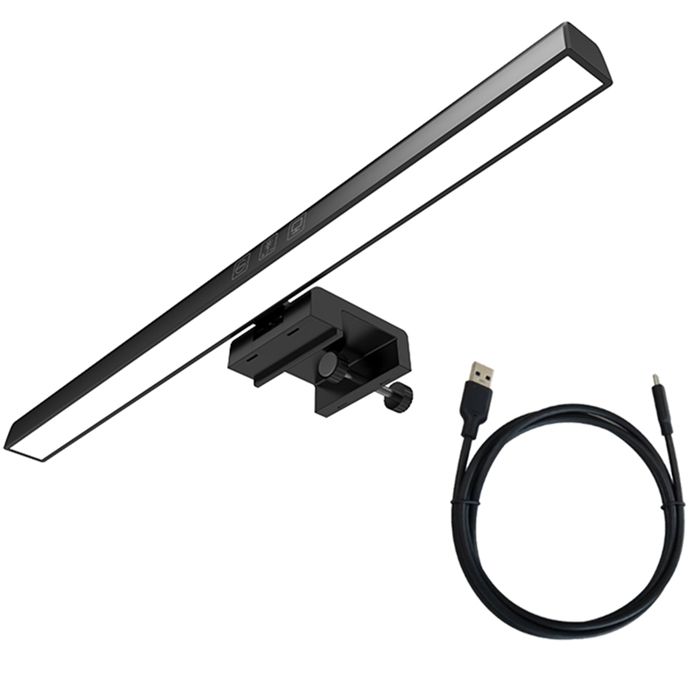 LED Lampe DOrdinateur à Intensité Variable Lampe De Protection Des Yeux Lampe Lecture USB Barre Lumineuse DéCran De