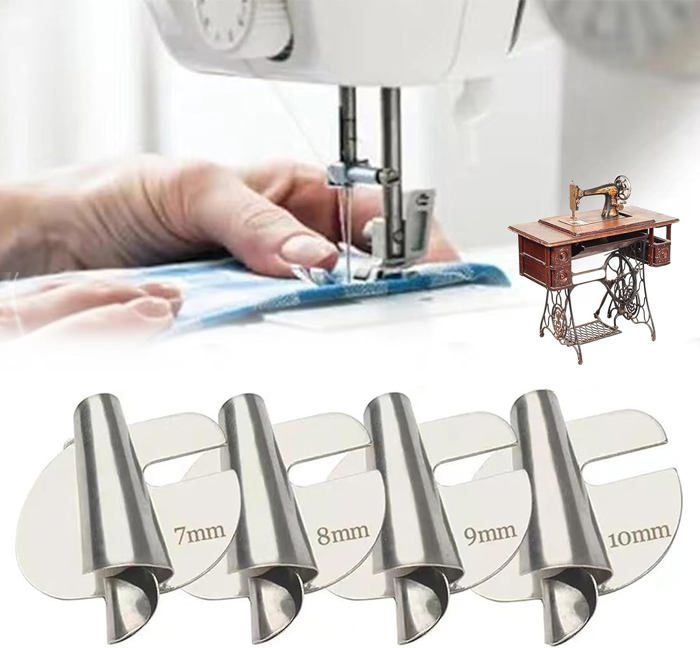 Sonew Pied Pour Ourlet Roulé 7 Tailles Pied De Pression à Ourlet Roulé Large 8/8 Pouces 7/8