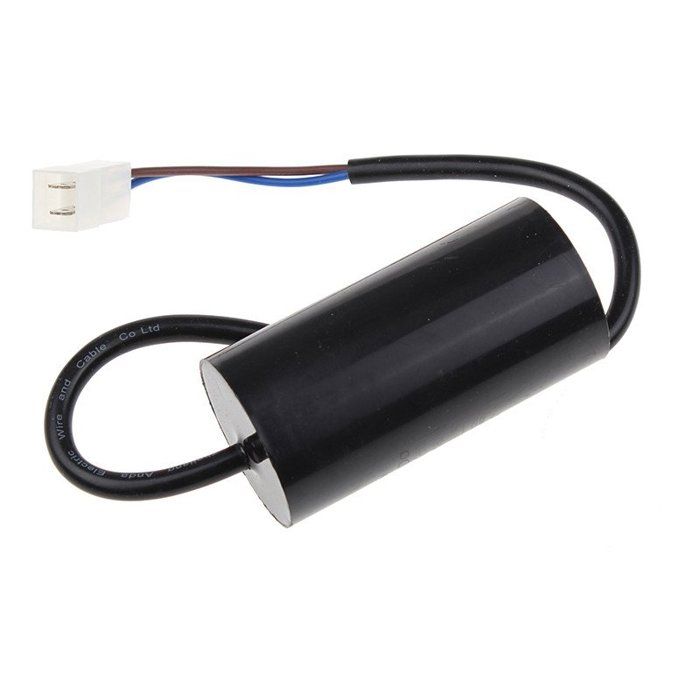 CONDENSATEUR AVEC CABLE 25 ¿F pour NETTOYEUR HAUTE PRESSION KARCHER 6.661 301.0 - vue 2