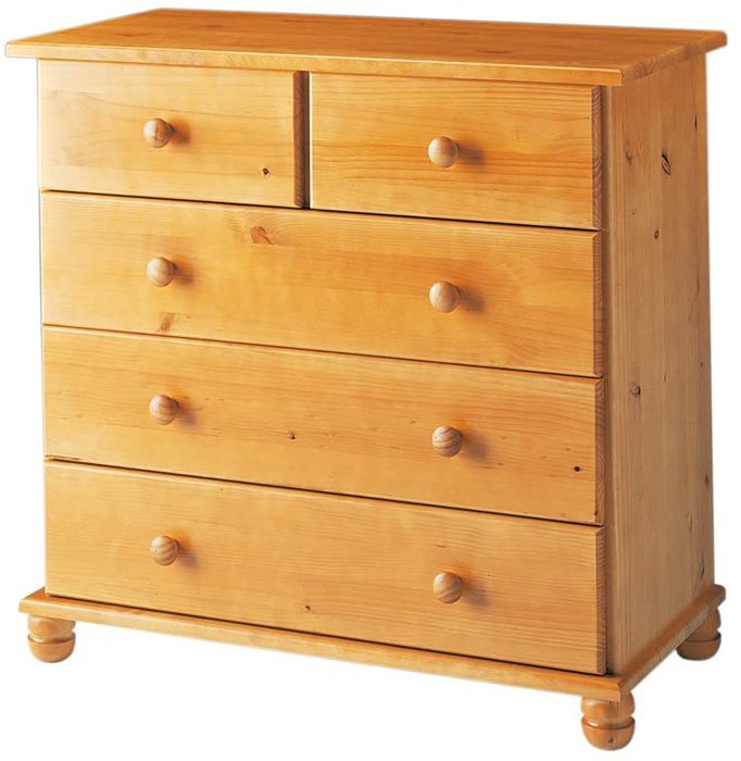 Commode / Meuble de rangement en pin massif coloris Miel - Longueur 78 x Profondeur 39 x Hauteur 81 cm Commode / Meuble de rangement en pin massif coloris Miel - Longueur 78 x Profondeur 39 x Hauteur 81 cm