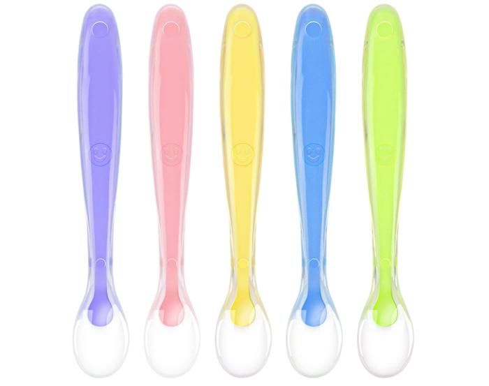 Cuillère Pour Bébé Bambou & Silicone | Sans BPA