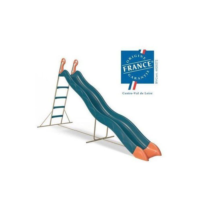 Toboggan PYROU 332 m - ALEO BY TRIGANO - Bleu - Pour enfants de 3 à 12 ans