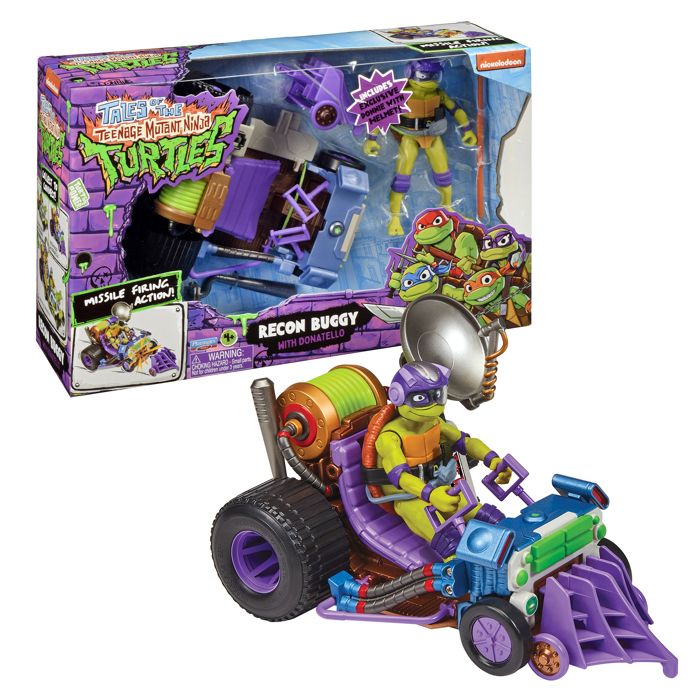 Coffret Figurine et véhicule - TORTUES NINJA - Donatello - Buggy de reconnaissance - 12 cm - Exclusif