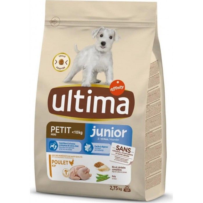 ULTIMA CROQUETTES CHIENS PETIT MINI JR 2 75Kg ULTIMA CROQUETTES CHIENS PETIT MINI JR 2 75Kg