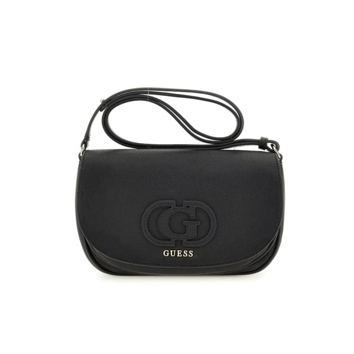 GUESS Sac à épaule noir pour femme - Calebra Convertible Xbody Flap Bag 313042