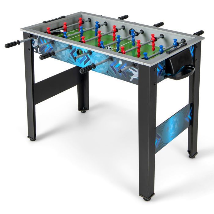Baby Foot 14 en 1 - DREAMADE- Table de Jeux - 7 Jeux de Balle
