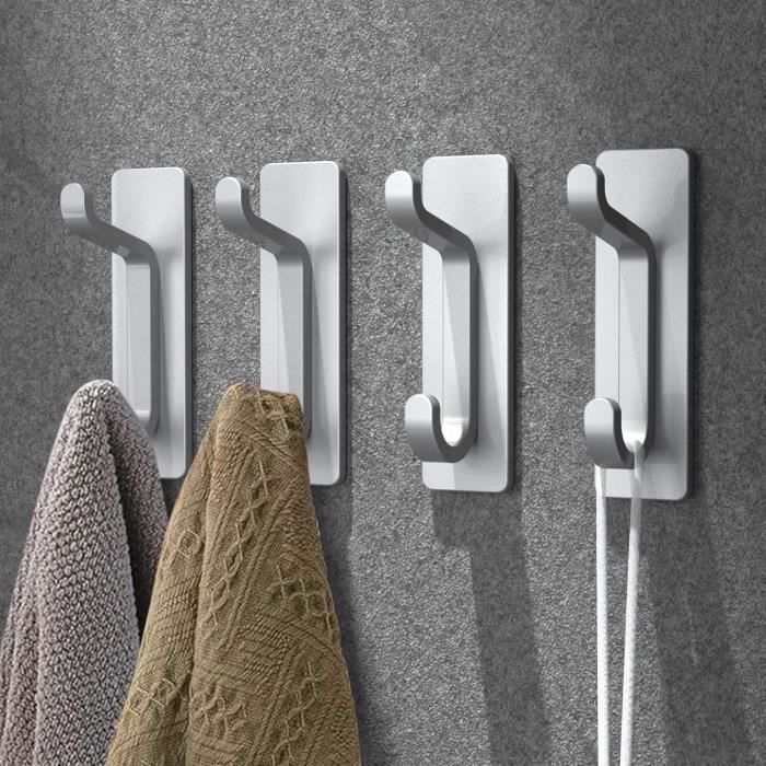 Rail Porte-ustensiles Auto-adhésif Joeji's - Crochet Suspendu Argenté 40cm Pour Cuisine