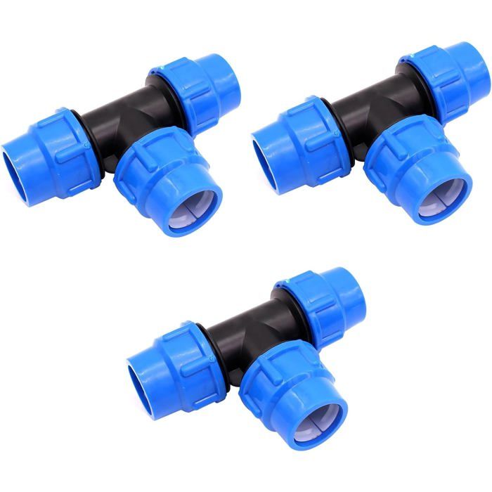 MagiDeal 4x Raccord de Tuyau de Tube En T 1 Pièce Diamètre