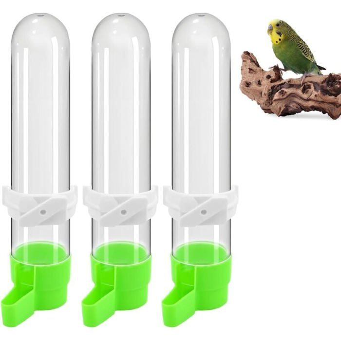 Abreuvoirs automatiques pour oiseaux 3 pièces 120 ml distributeur deau automatique mangeoires automatiques abreuvo Étiquette