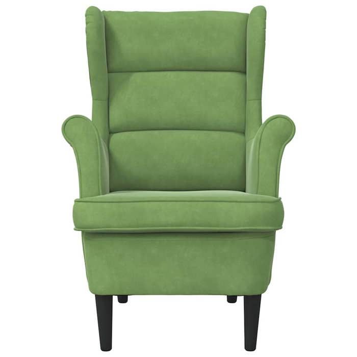 TOP 2026 Chaise Relax - 1 place Fauteuil - vert clair velours - 74x84x100 cm FF4787