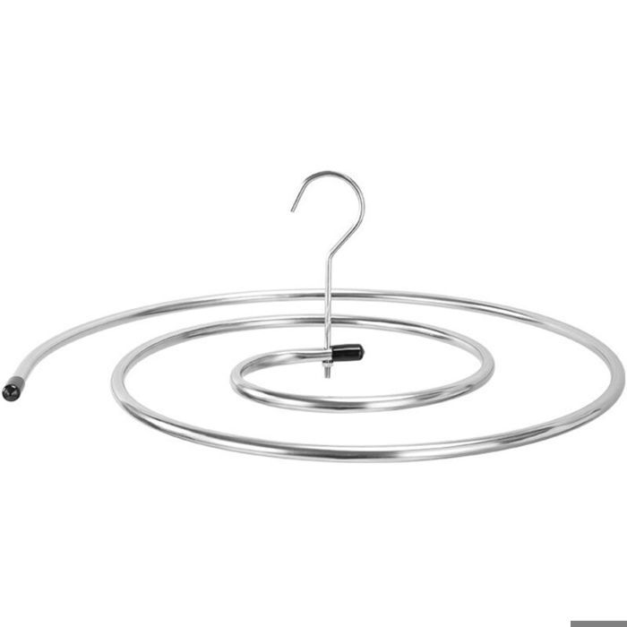 Cintre en spirale draps et couvertures Séchoir en acier inoxydable en forme de spirale Cintre de rangement en spirale pour couett