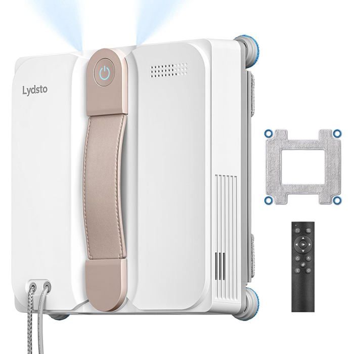 Lydsto WL07 Max Robot Nettoyeur de Vitres Robot Laveur Vitre avec Buses à 4 Pulvérisation Ultrasonore
