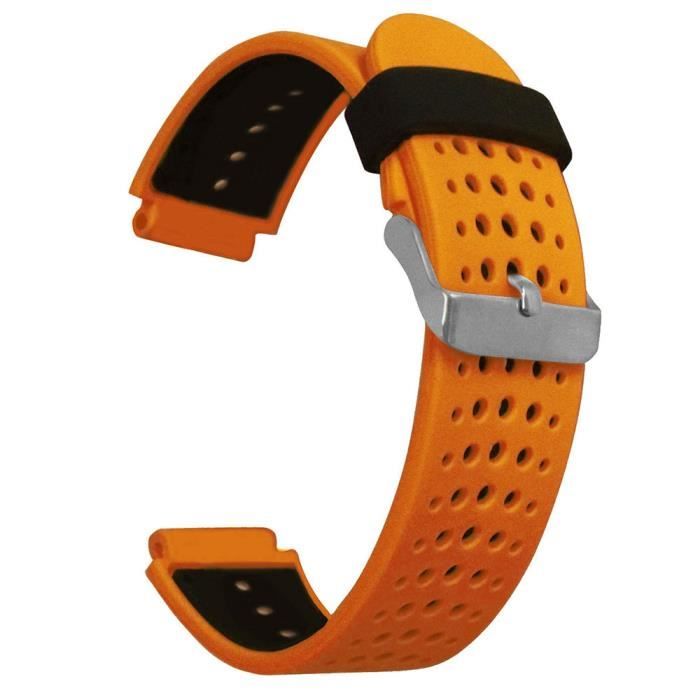 Forerunner 635 orange noir Bracelet de montre pour Garmin