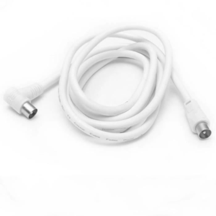 Câble Coaxial Pour Télévision Numérique, 3m, Avec Annne Pal, RF, HD