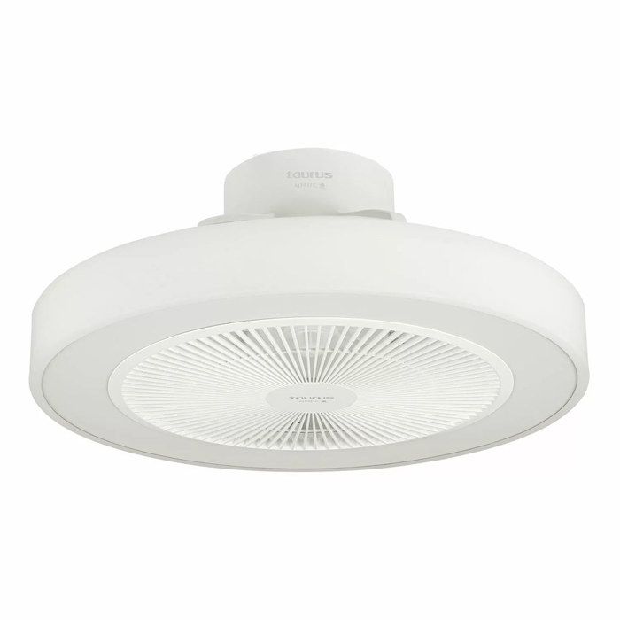 Taurus Alpatec Ventilateur de plafond compact 49cm + lumière - fresko invisible - Taurus