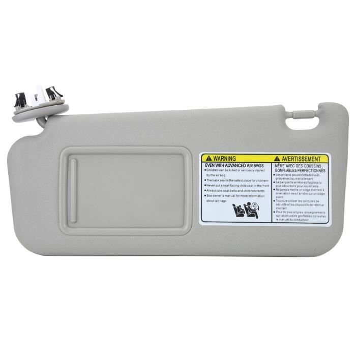 Ashata voiture Pare-soleil côté conducteur gauche 74320-42501-B2 pour RAV4 2006-2009 gris