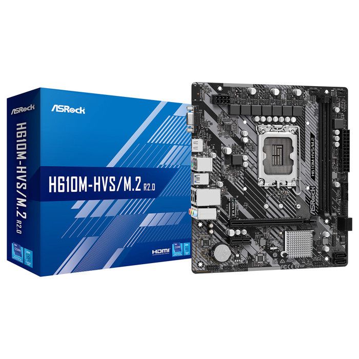 ASRock H610M HVS/ .2 R2.0 - vue 2