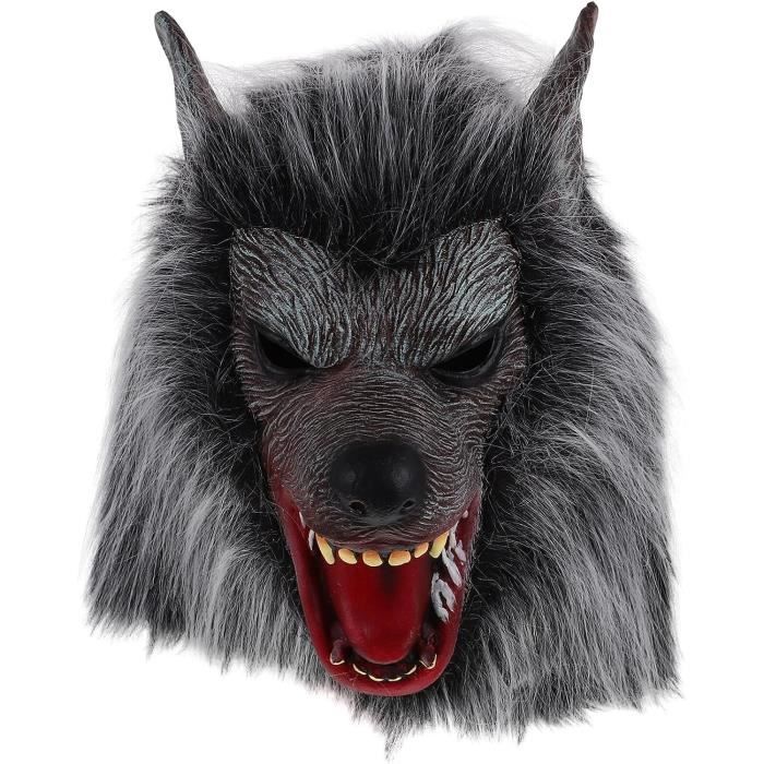 Masques De Loup En Feutre DAZZLUXE - Lot De 4 Pour Fête Halloween