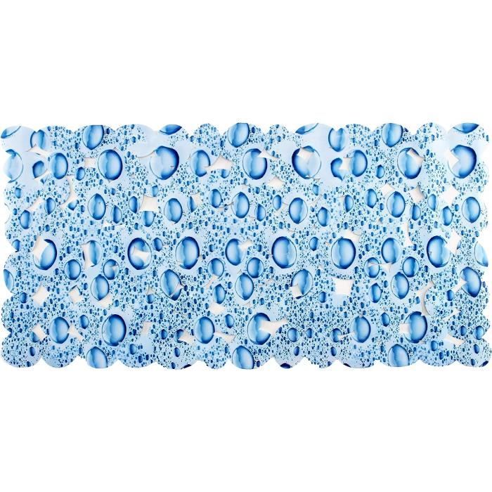 XXIOJUN Tapis De Baignoire,Tapis De Sécurité Antidérapant Ventouse Pliable Inodore Résine Coussin De Pied, 3 Couleurs 4 Tailles (Color : White, Size : 120X80CM