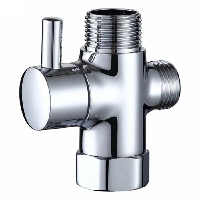 Vanne De Dérivation Y 2 Voies Filetage Mâle 3/4" - Connecteur Pour Tuyau D'Arrosage, Robinet | Séparation Débit Eau Jardin