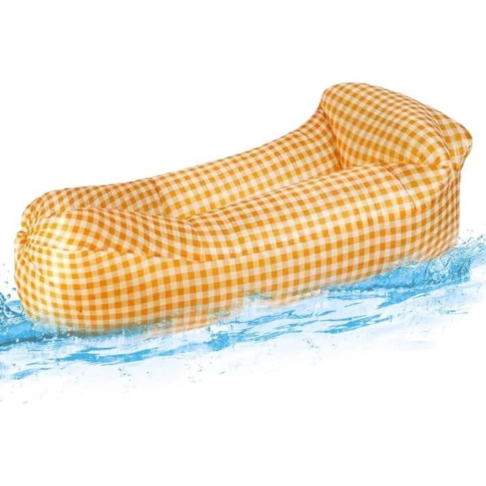 Canapé Gonflable Extérieur RAPTAVIS - Confy Et Portable Pour Camping, Jardin Ou Plage - Supporte 200kg