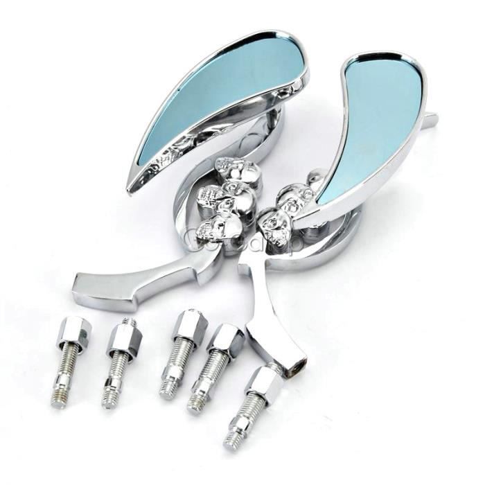 Chrome 10MM Rearview Mirror Side Mirror Fit For Su... - Grandado
