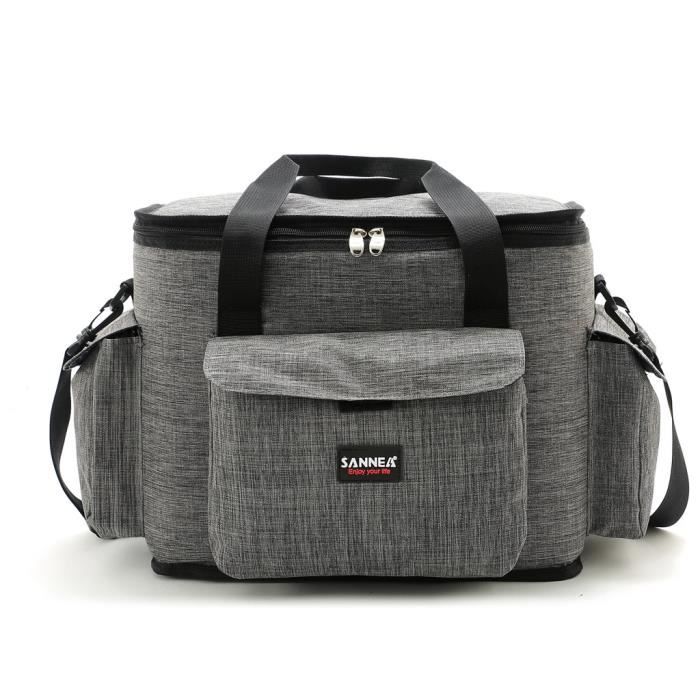 Buimin Sac /à lunch femmes hommes enfants glaci/ère adultes fourre-tout alimentaire Lunch Box avec sac isotherme simple pour enfant Portable Multi-usages Style de Voyage Trousse 6L