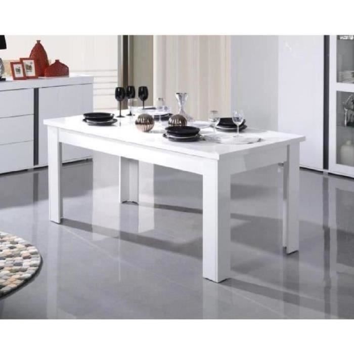 Table Extensible Pour Salle A Manger Avignon Blanche Laquee Dimensions 180 220 Cm Avec Rallonges Achat Vente Table A Manger Seule Table Extensible Pour Salle Cdiscount