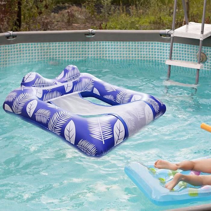 Hamac à Eau TUMALAGIA, Matelas De Piscine Gonflable, Bouée De Lit De Piscine Transat D Ete Nage Ultra Legere Avec Repose Tete Et Repose Pieds Gonflables 68900 B Hamac à Eau TUMALAGIA, Matelas De Piscine Gonflable, Bouée De Lit De Piscine Transat D Ete Nage Ultra Legere Avec Repose Tete Et Repose Pieds Gonflables 68900 B