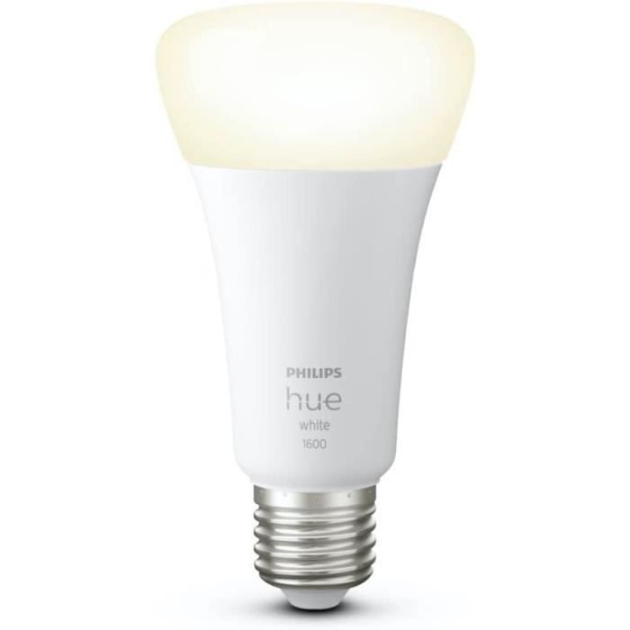 Philips Hue kit de démarrage ampoule LED E27 9W dimmable 2 pièces