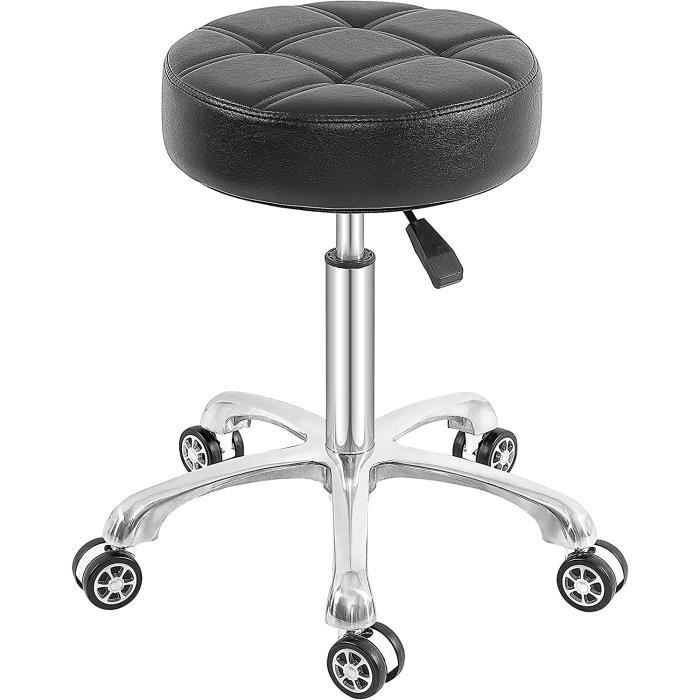 Siege technique TECNIK - tabouret assis-debout - hauteur réglable jusqu'à 75 cm - repose-pieds réglable - noir Pas Cher | Bureau Vallée