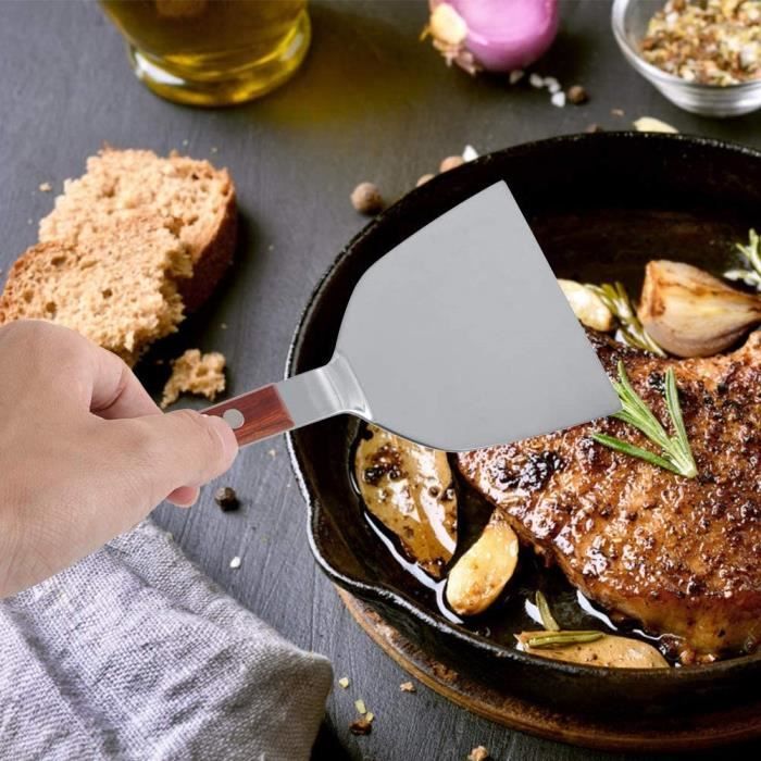 poêle à barbecue plaque de barbecue en acier inoxydable de qualité alimentaire résistante à la rouille poêle à frire plaque de grillage non collante plaque de cuisson portable plancha